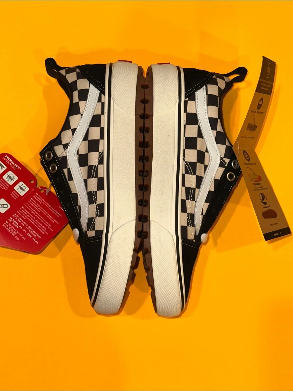 VANS MTE Old Skool Insulated Black Checkerboard Men’s 5.5 Women’s 7 VN000DC6841